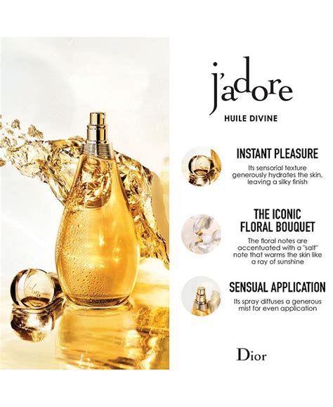 huile dior j'adore|Dior J'adore Huile Divine Dry Oil, 5.